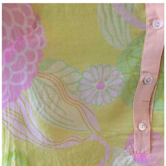 Semi-sheer summer shirt. Boho 60’s style - Picture 2 of 5